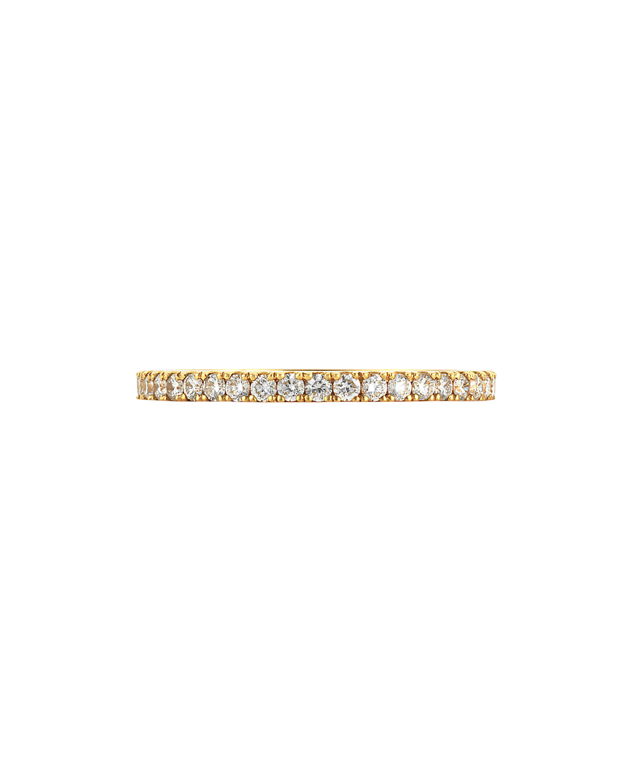 Sempera Eternity Band 1.5mm - 18k Yellow Gold, Diamond