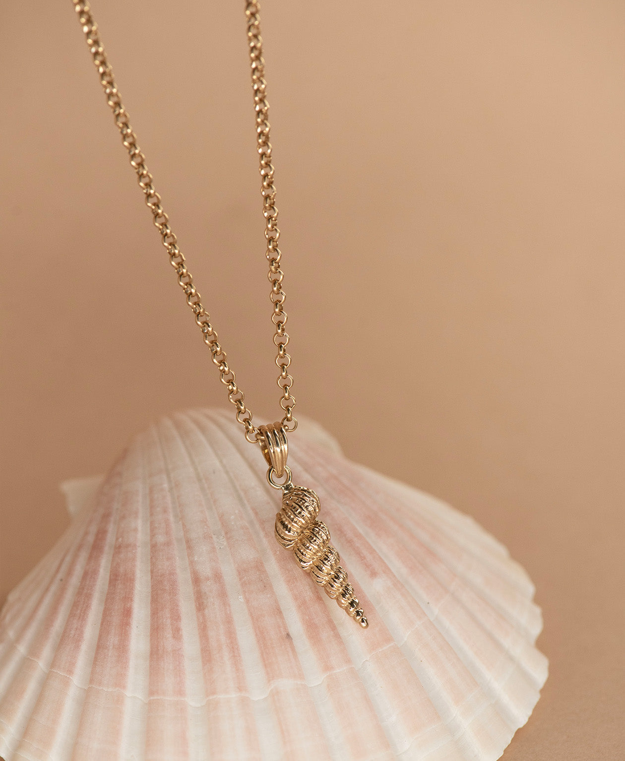 Shell Seeker Charm - 22k Gold Vermeil