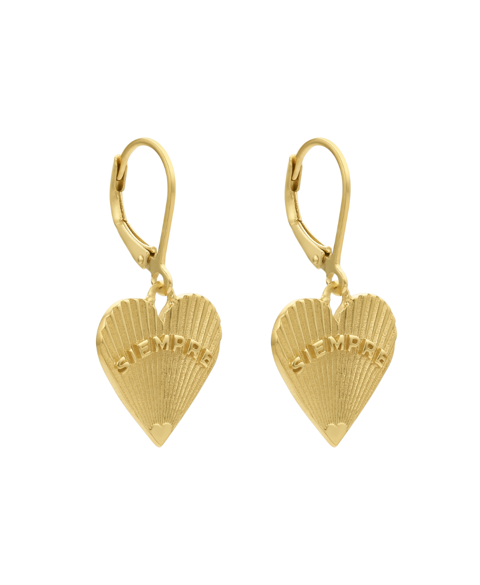 Siempre Earrings - 22k Gold Vermeil