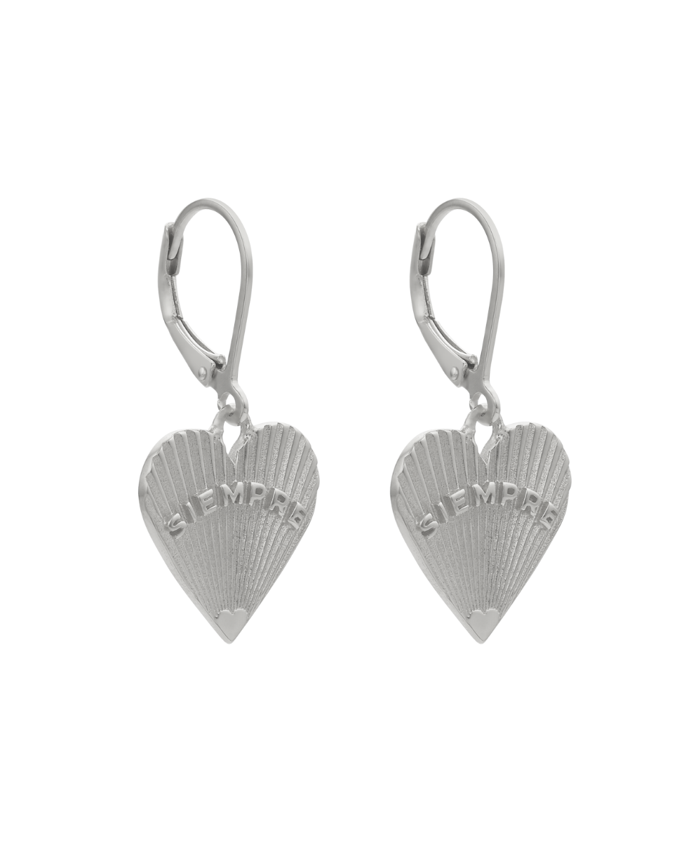 Siempre Earrings - 925 Sterling Silver