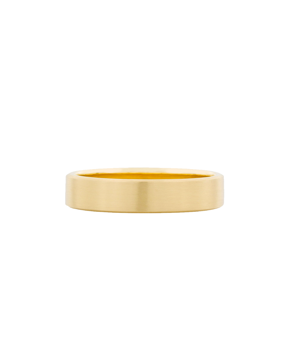 Silas Band 4mm - 18k Yellow Gold