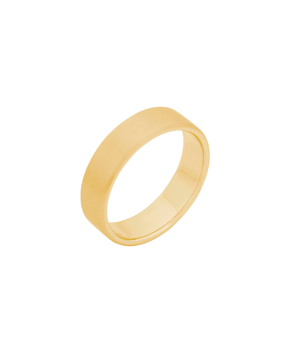 Silas Band 4mm - 18k Yellow Gold