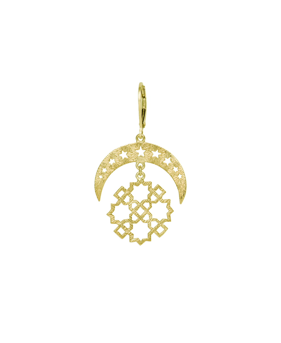 Single Essaouira Earring - 22k Gold Vermeil