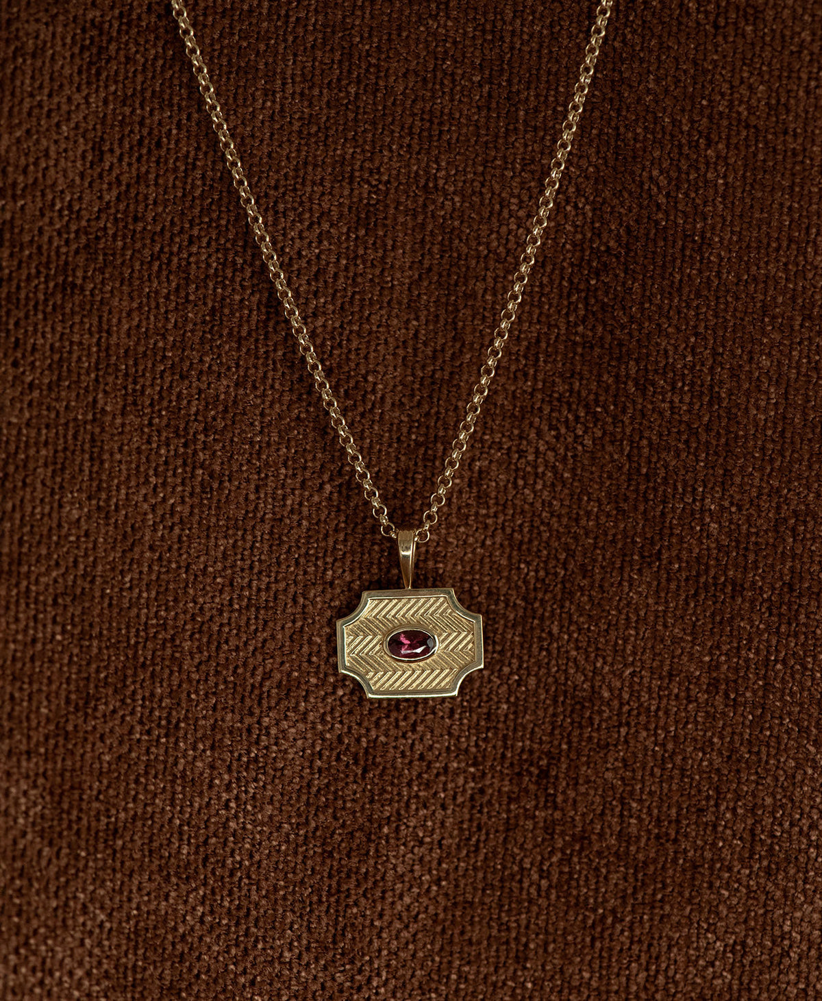 Soul Sister Necklace - 22k Gold Vermeil, Pink Tourmaline