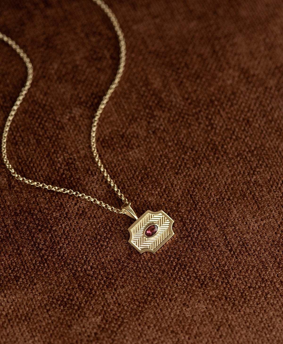 Soul Sister Necklace - 22k Gold Vermeil, Pink Tourmaline