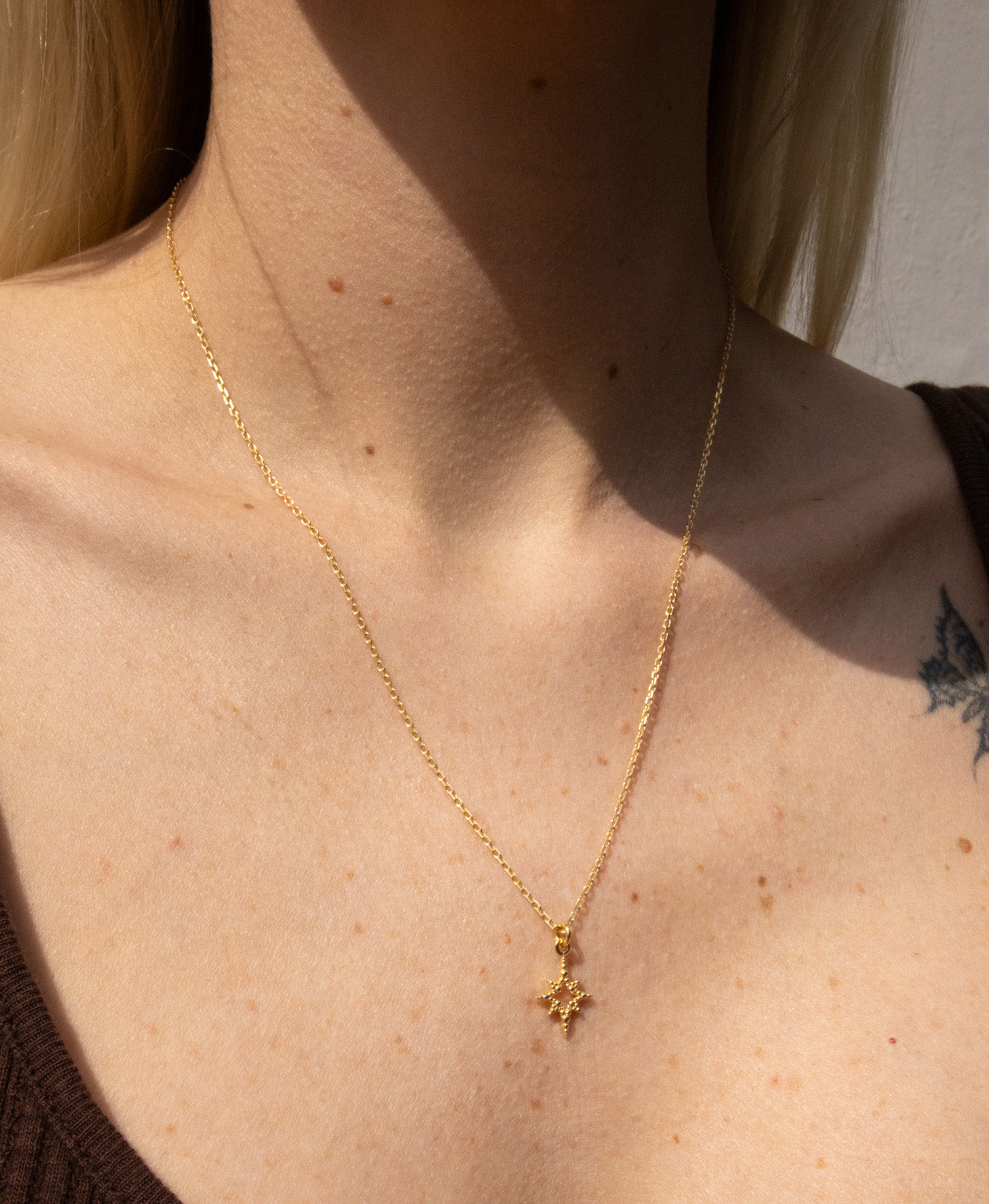 Z&M X Kirsty Gallagher Star Seed Necklace - 22k Gold Vermeil
