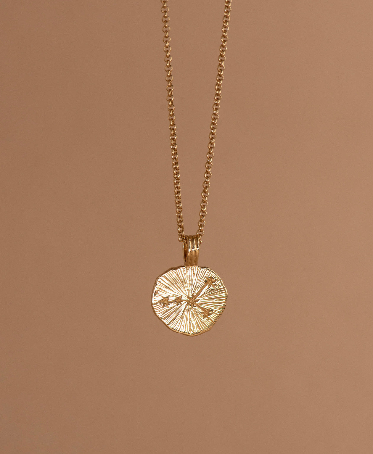 Sun in Cancer Necklace - 22k Gold Vermeil