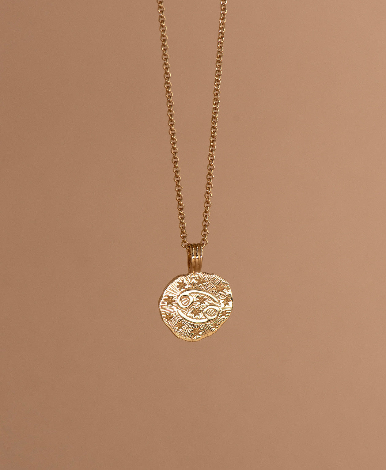 Sun in Cancer Necklace - 22k Gold Vermeil