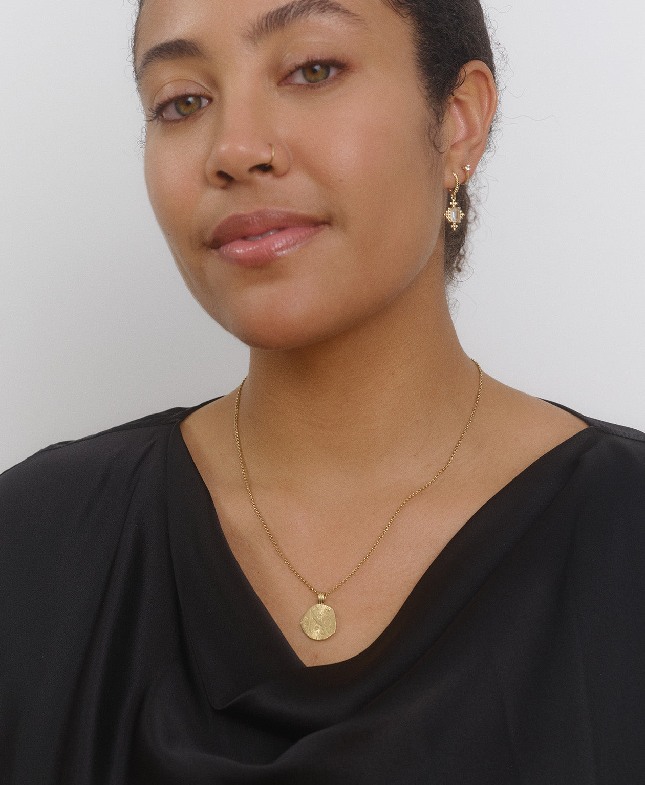 Sun in Capricorn Necklace - 22k Gold Vermeil