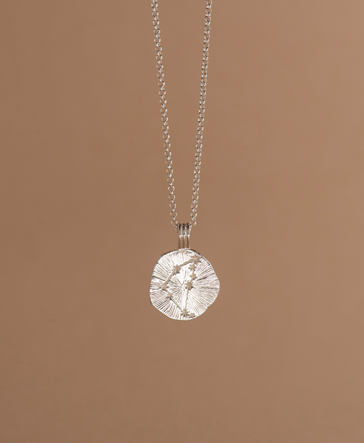 Sun in Capricorn Necklace - 925 Sterling Silver