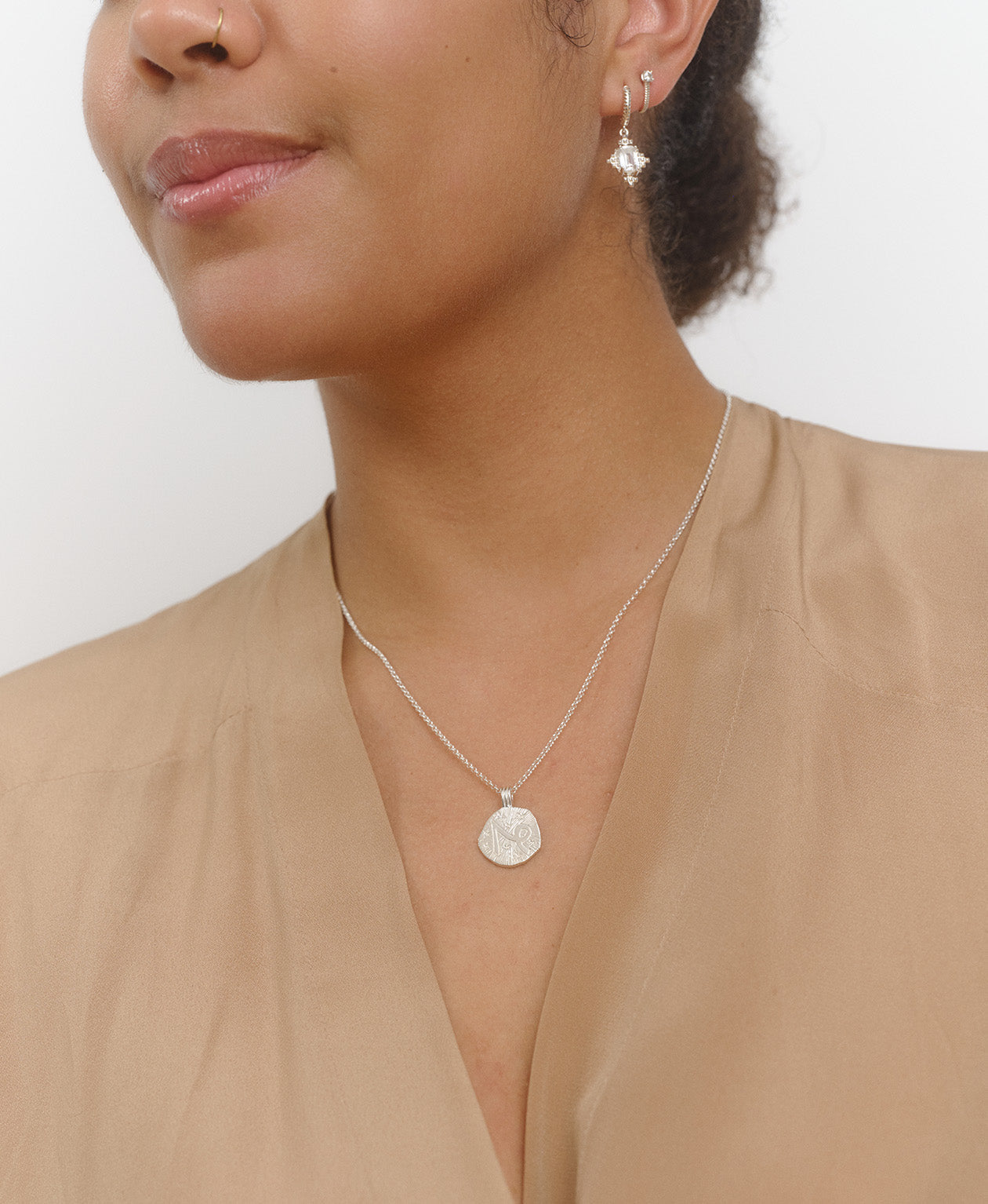 Sun in Capricorn Necklace - 925 Sterling Silver
