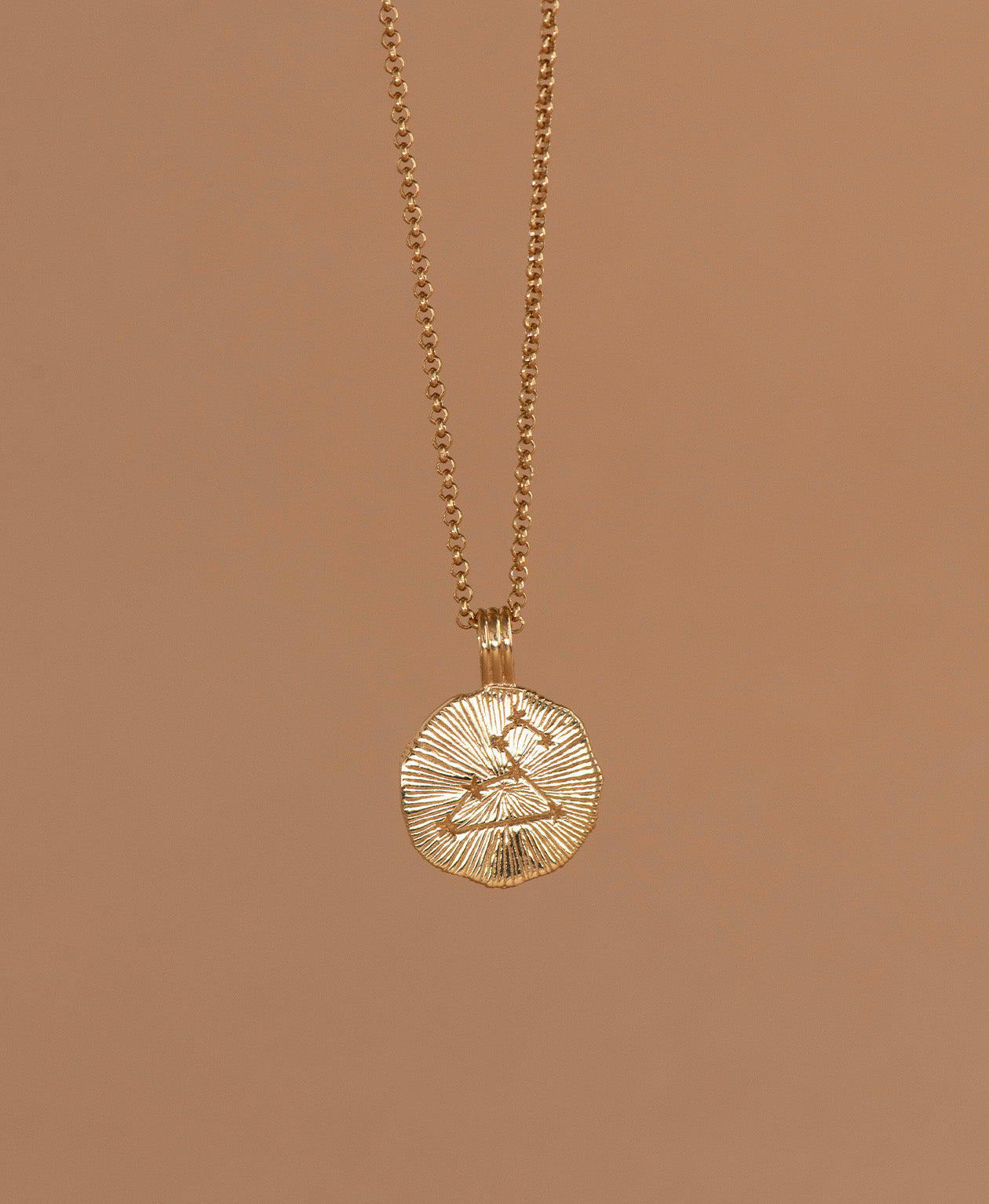 Sun in Leo Necklace - 22k Gold Vermeil