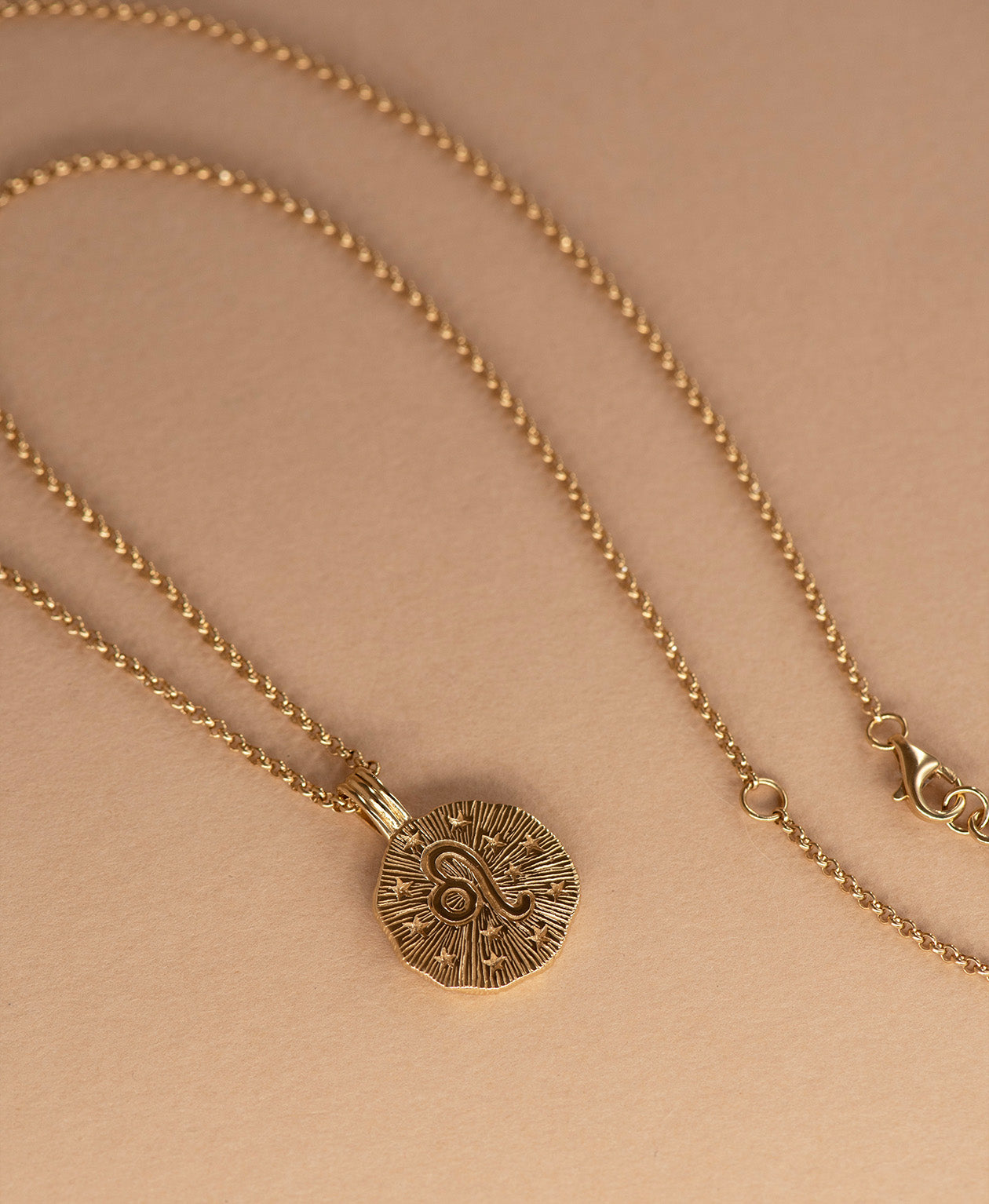 Sun in Leo Necklace - 22k Gold Vermeil