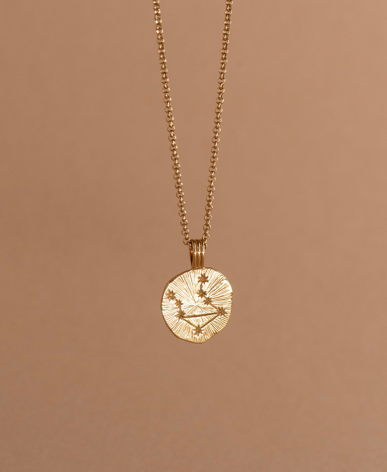 Sun in Libra Necklace - 22k Gold Vermeil