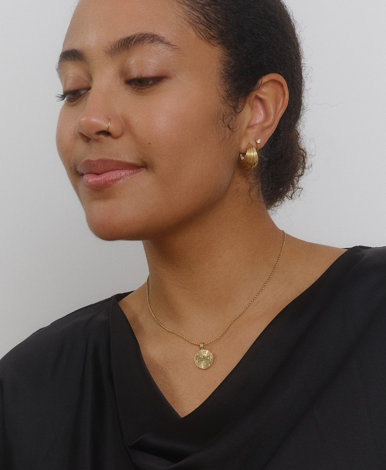 Sun in Libra Necklace - 22k Gold Vermeil