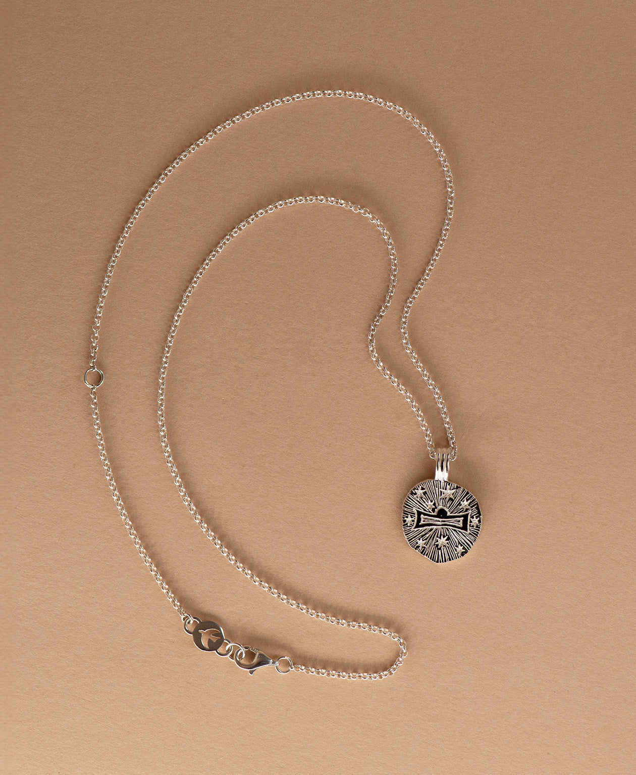 Sun in Libra Necklace - 925 Sterling Silver