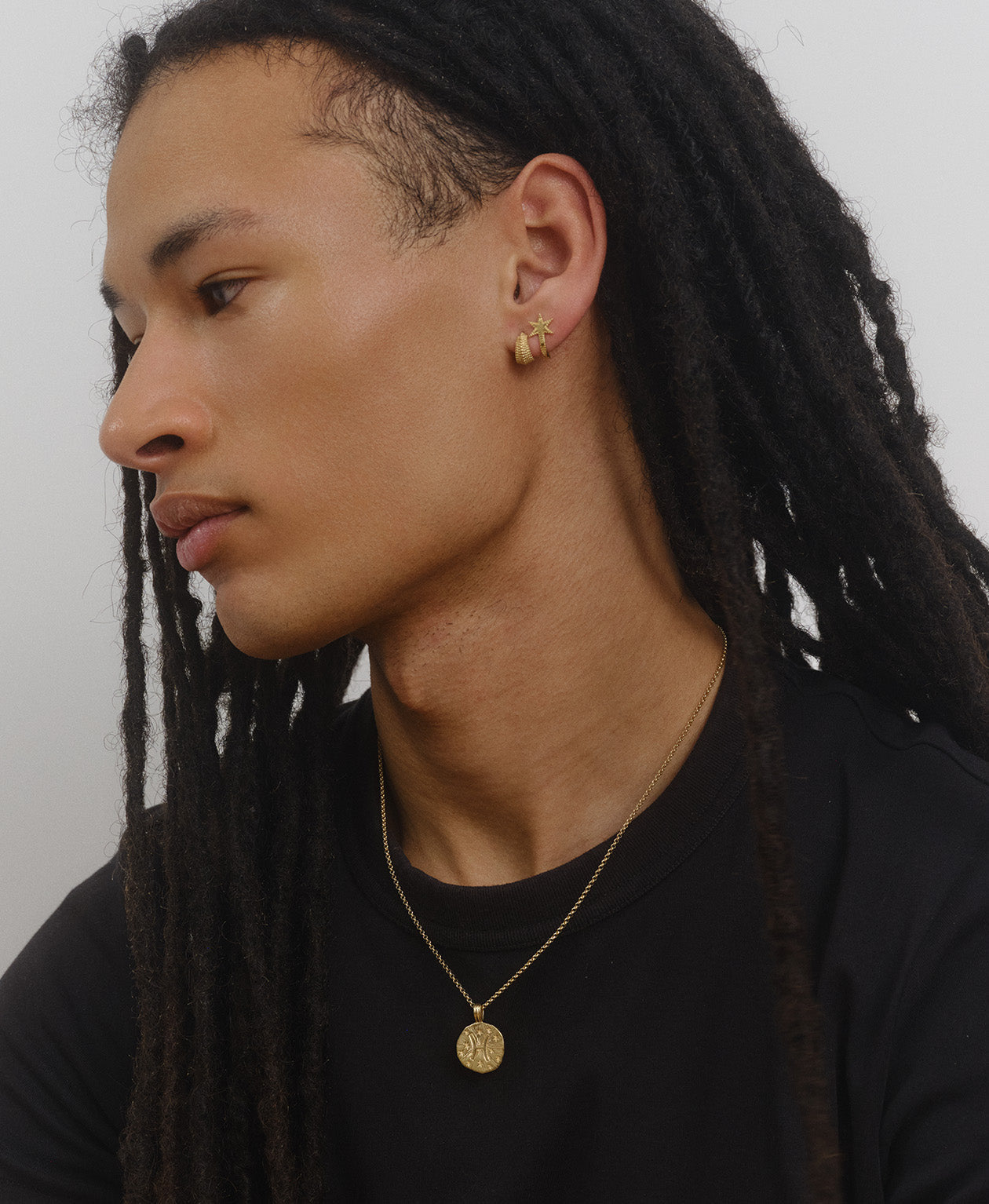 Sun in Pisces Necklace - 22k Gold Vermeil