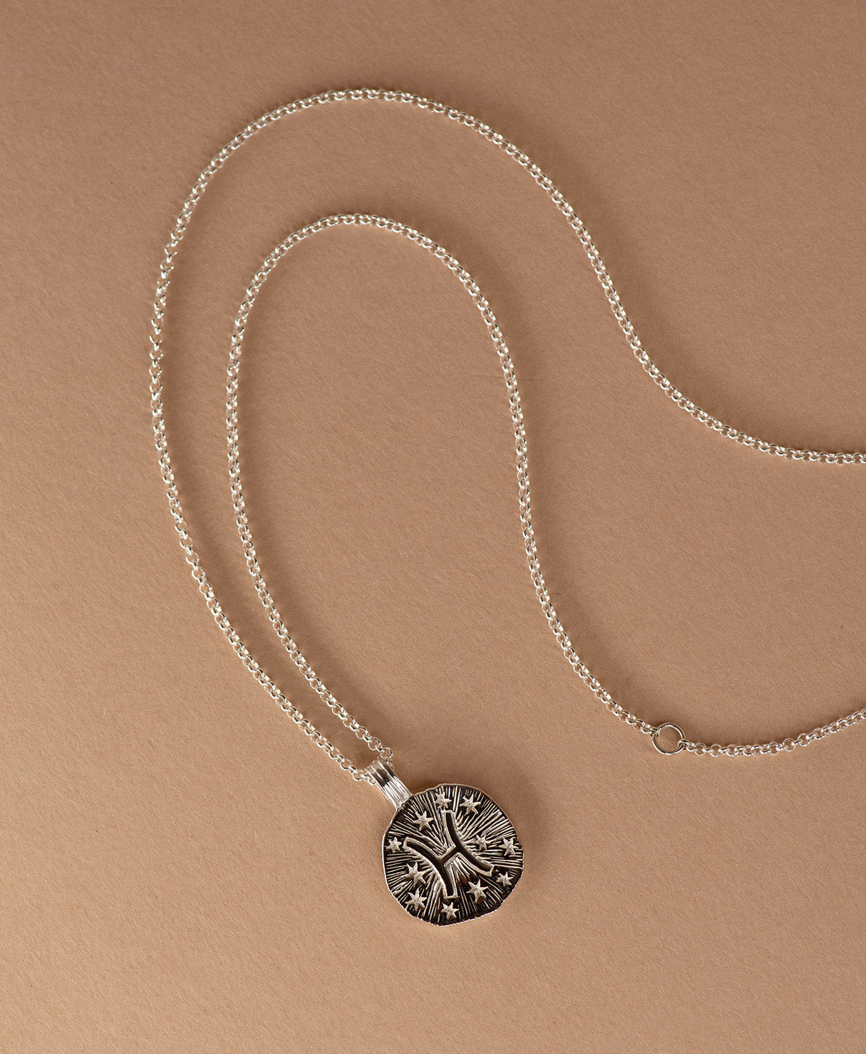 Sun in Pisces Necklace - 925 Sterling Silver