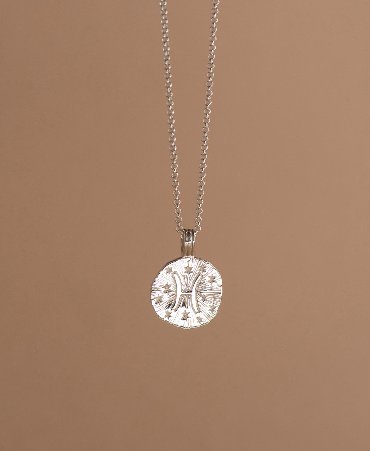 Sun in Pisces Necklace - 925 Sterling Silver