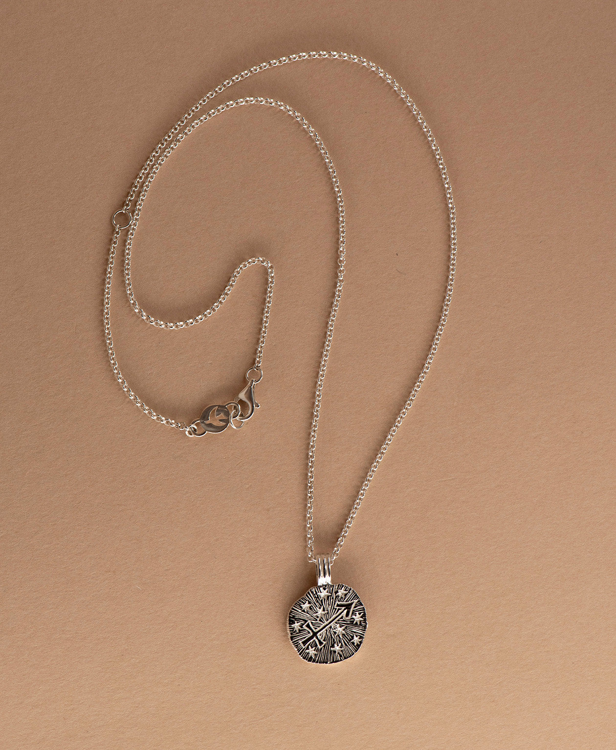 Sun in Sagittarius Necklace - 925 Sterling Silver