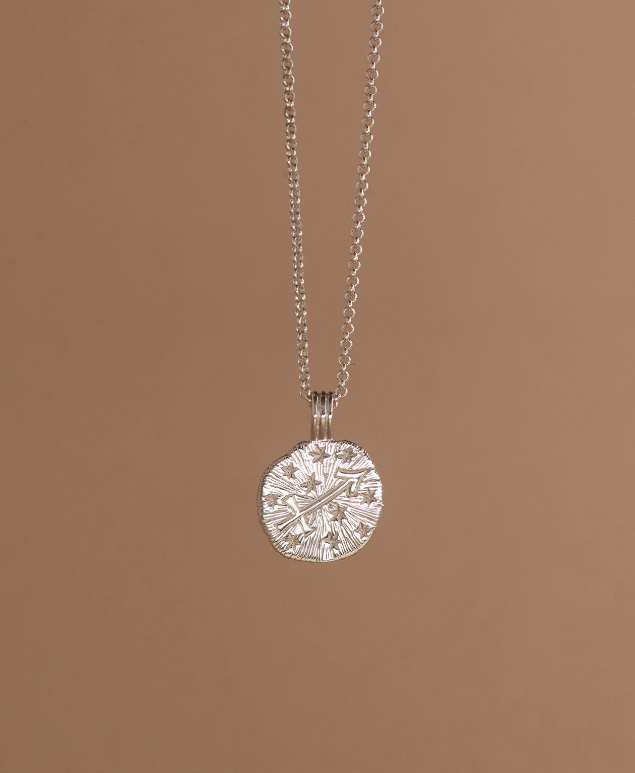 Sun in Sagittarius Necklace - 925 Sterling Silver