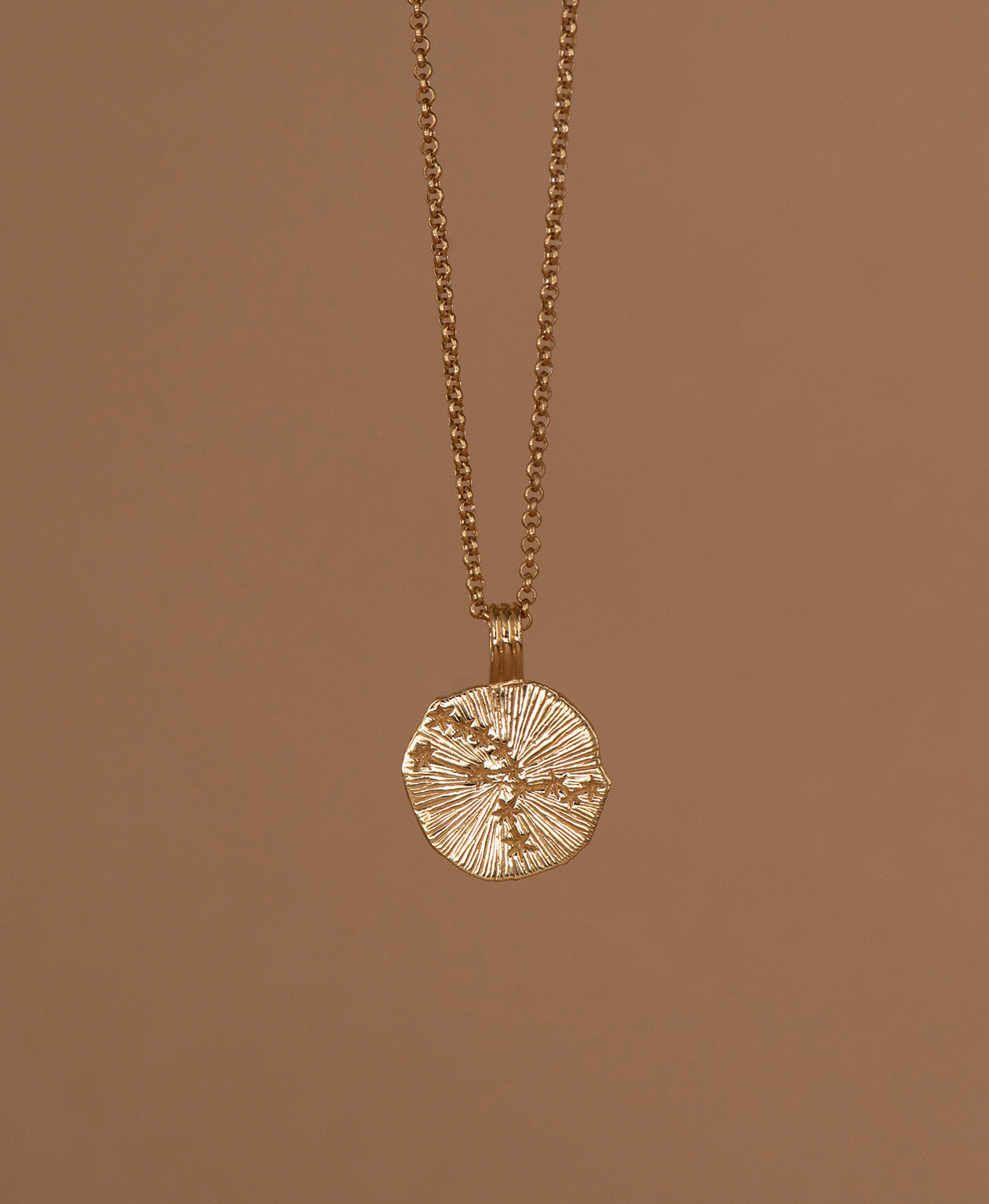 Sun in Taurus Necklace - 22k Gold Vermeil