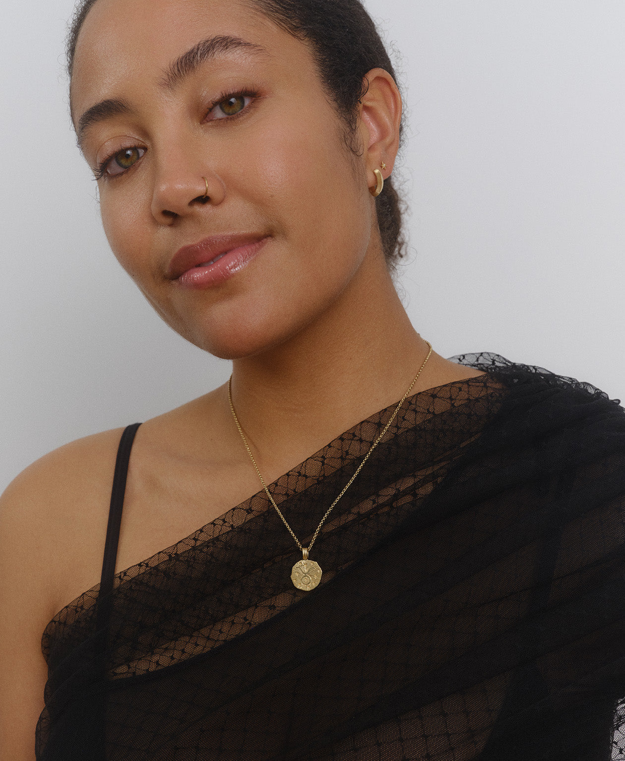 Sun in Taurus Necklace - 22k Gold Vermeil