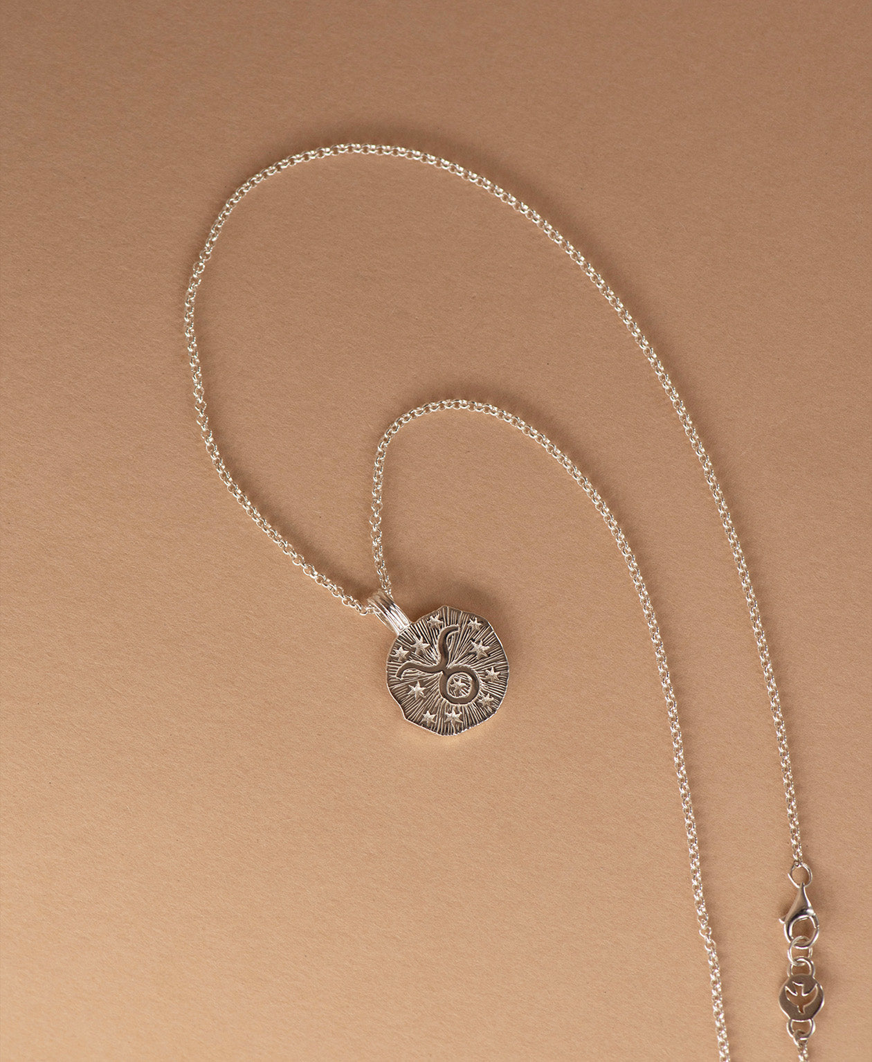 Sun in Taurus Necklace - 925 Sterling Silver