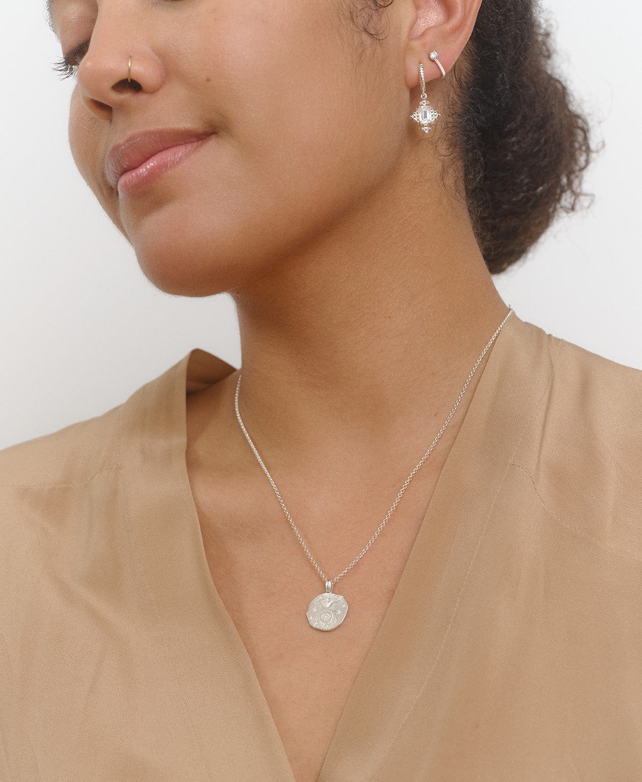 Sun in Taurus Necklace - 925 Sterling Silver