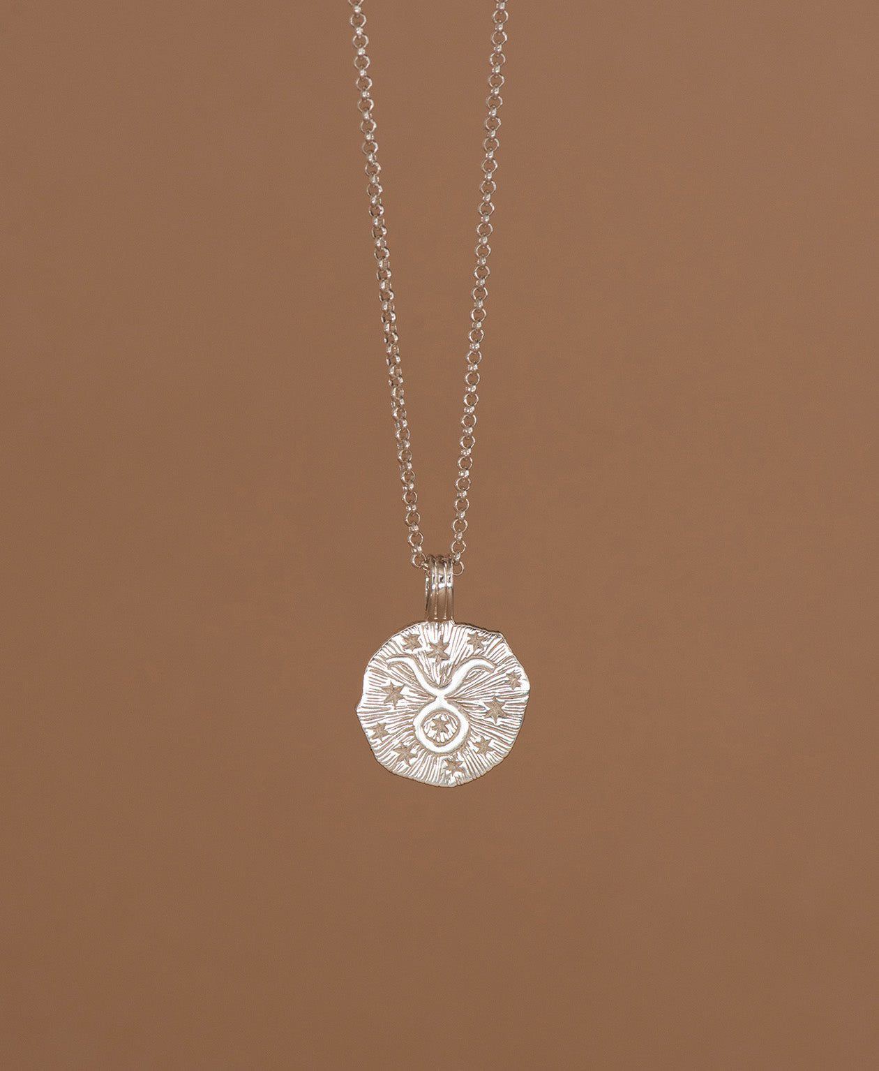 Sun in Taurus Necklace - 925 Sterling Silver