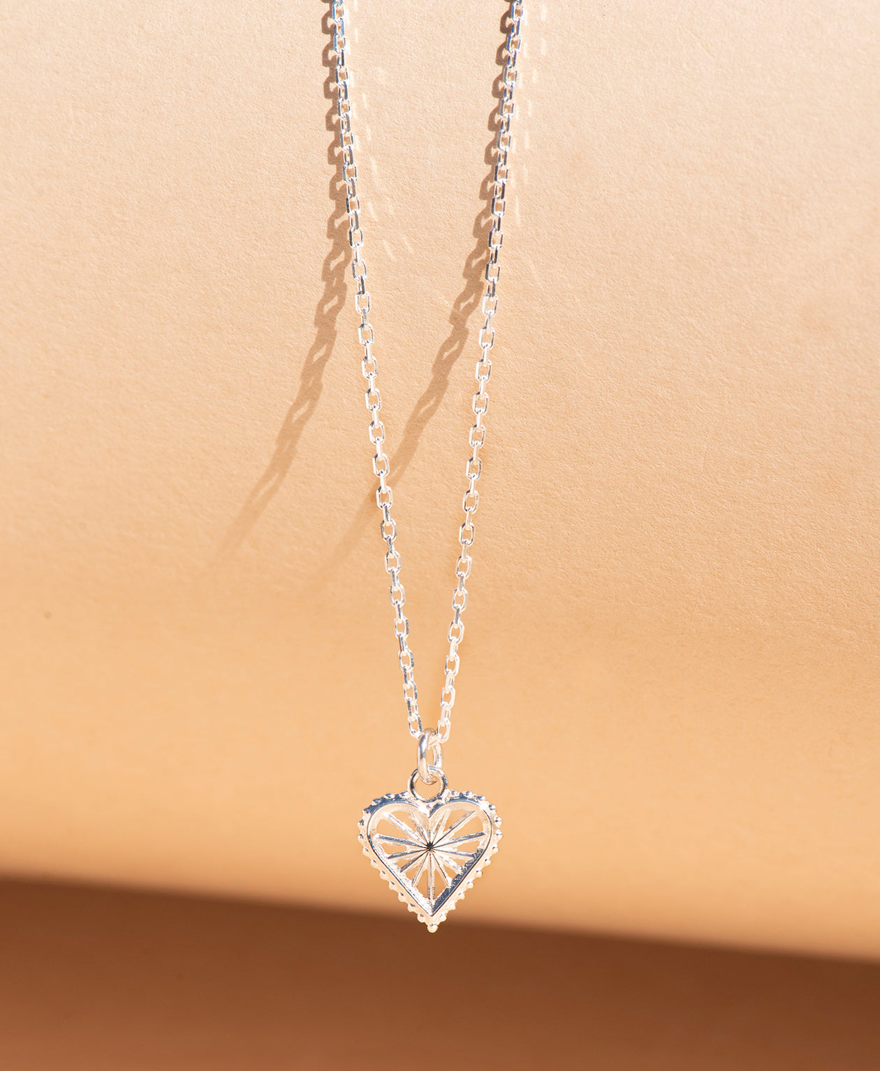 Sweet Heart Necklace - 925 Sterling Silver