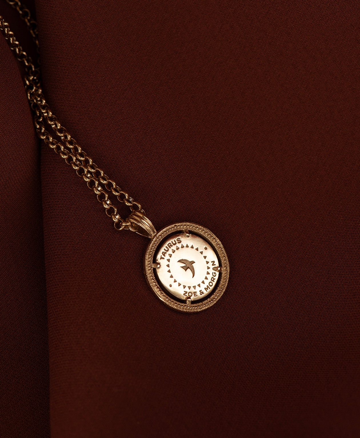 Taurus Necklace - 22k Gold Vermeil