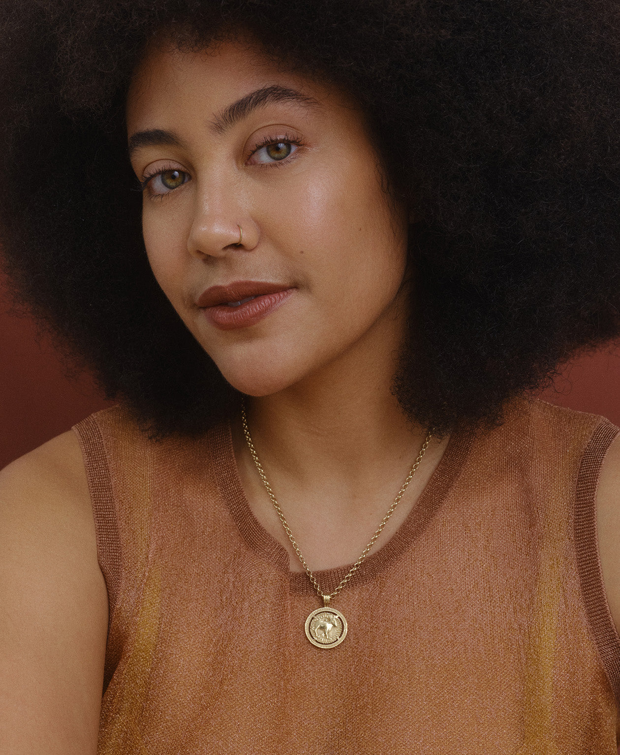 Taurus Necklace - 22k Gold Vermeil