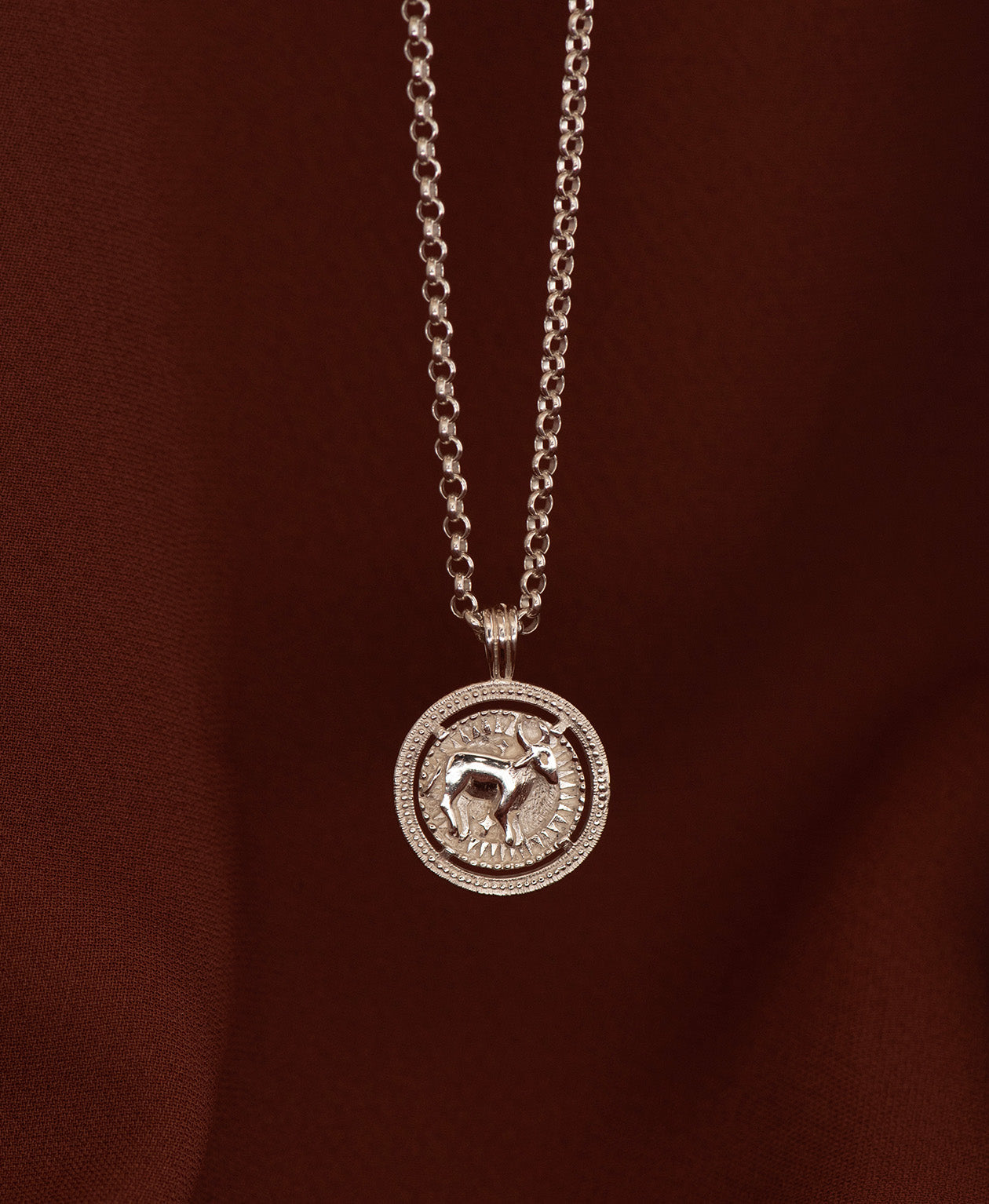 Taurus Necklace - 925 Sterling Silver