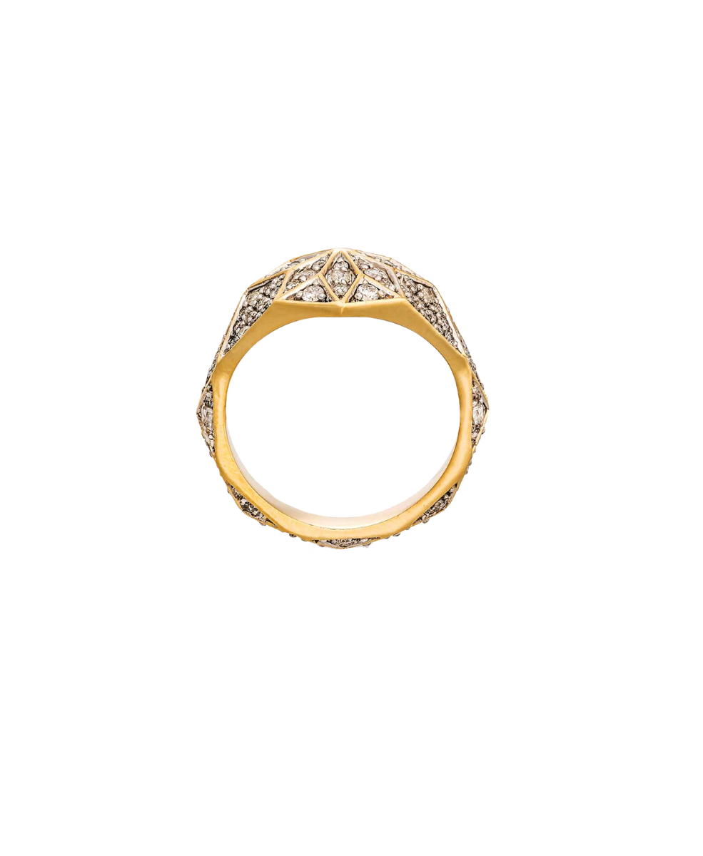 Venus Star Ring - 18k Yellow Gold, Diamond