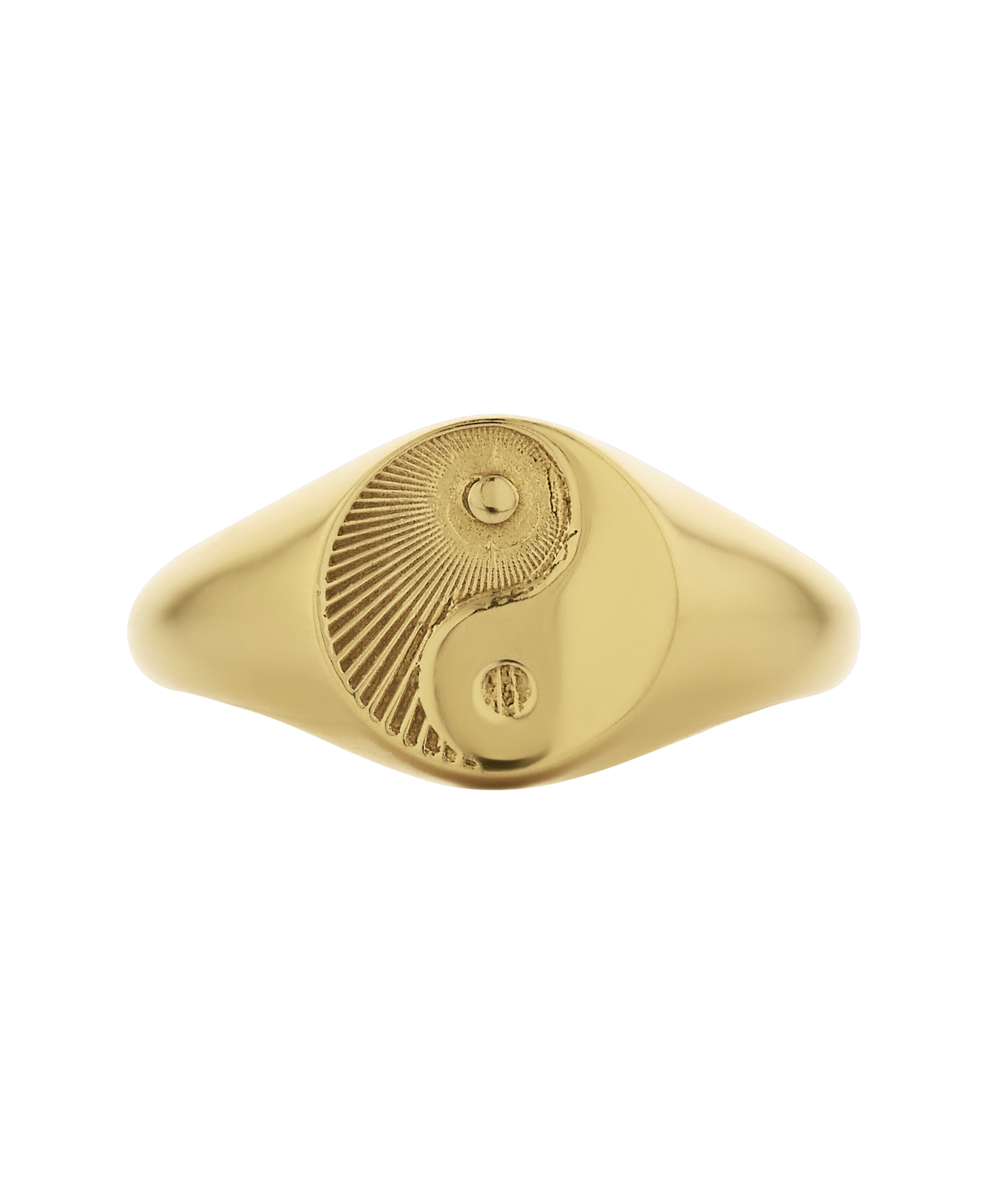 Yin Yang Ring  - 22k Gold Vermeil