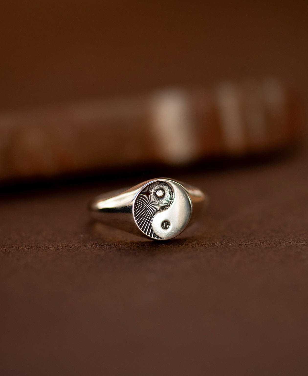 Yin Yang Ring  - 925 Sterling Silver