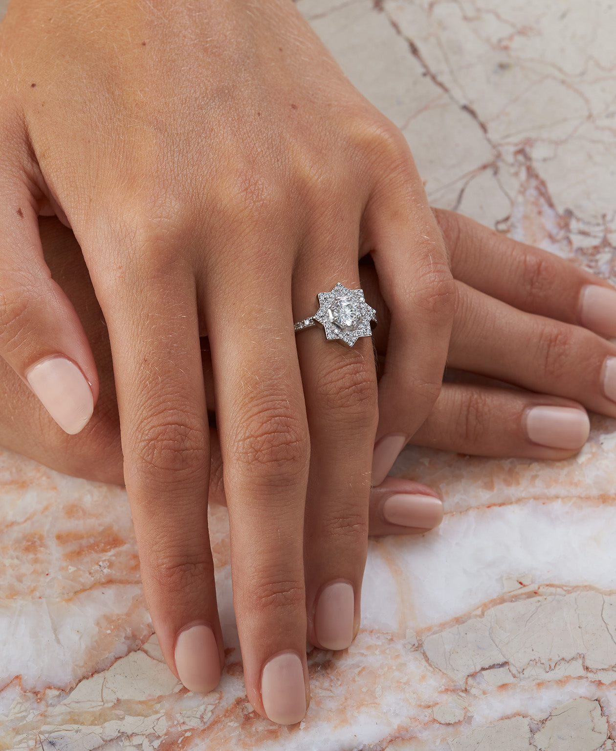 Zinnia Engagement Ring